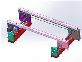 接驳轨道式输送带3D模型