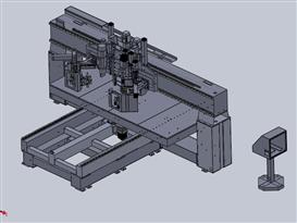 移动式雕刻机3D模型