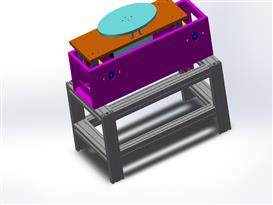 重型顶升移载机3D模型