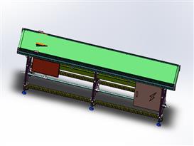 传送带皮带线设备3D模型