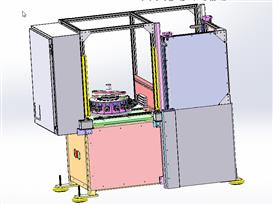 磁铁组装线3D模型