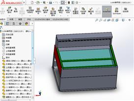 1米寿司柜3D模型