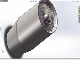 涡轮机3D模型