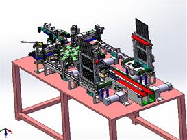 USB全自动组装机3D模型
