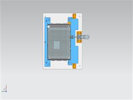 喷漆治具3D模型