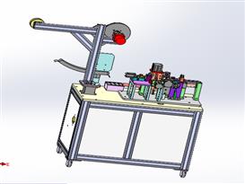 连接器生产非标设备3D模