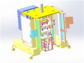 大型定子组装机3D模型