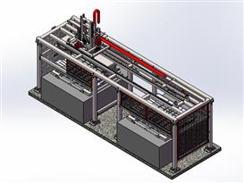 高速移栽机3D模型