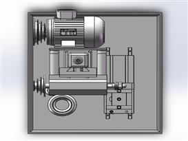 手机边框切割机3D模型