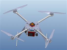 四轴飞行器3D模型