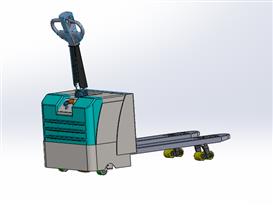 小型电动搬运车3D模型