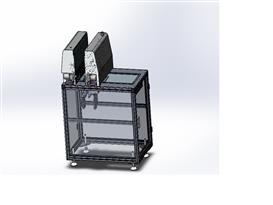 L型跌板机3D模型