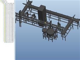 自动化生产线3D模型