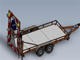公用拖车3D模型