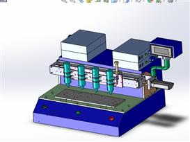 自动点胶机3D模型