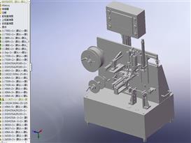线材贴标机3D模型