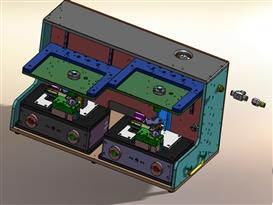 微型针测试治具3D模型