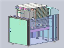 PCB板叠板机3D模型