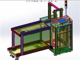 SL-3全自动上板机3D模型