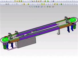 经典的流水线设备3D模型