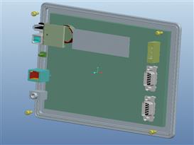 台达触摸屏设备3D模型