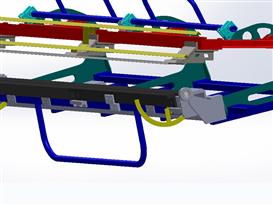 金属片折叠制动器3D模型