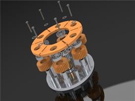 行星齿轮减速箱3D模型