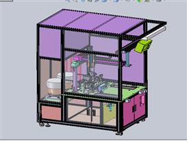 螺钉热埋设备3D模型
