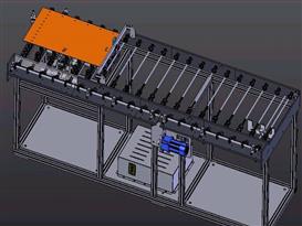 FPD面板输送机3D模型