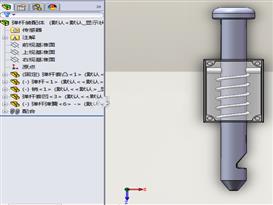 锁芯结构3D模型
