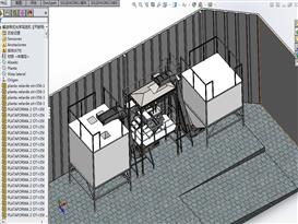 输送带式光学筛选机3D模