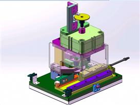 小型冲孔机3D模型