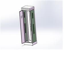 网络机箱机柜3D模型