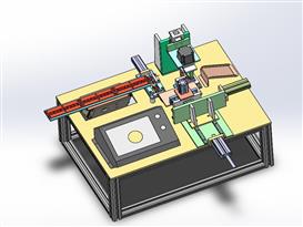 扭镜头螺帽设备3D模型