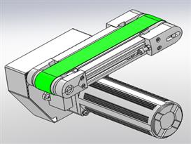 平带输送机模块013D模型
