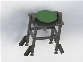 旋转定位台3D模型