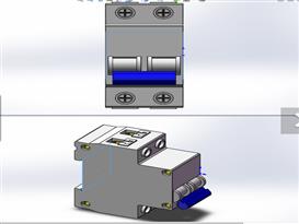 空气开关3D模型