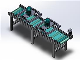 木板涂油机（木工机械）3D模