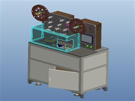 手机擦胶机3D模型