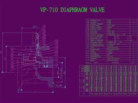 VP 710 法兰隔膜阀