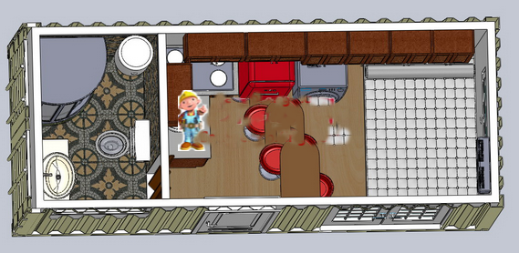 集装箱简易住房3D模型