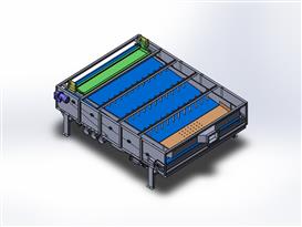 重力污泥脱水机 3D模型（SolidWorks设计，提供SldprtSldasm文件）3D模型