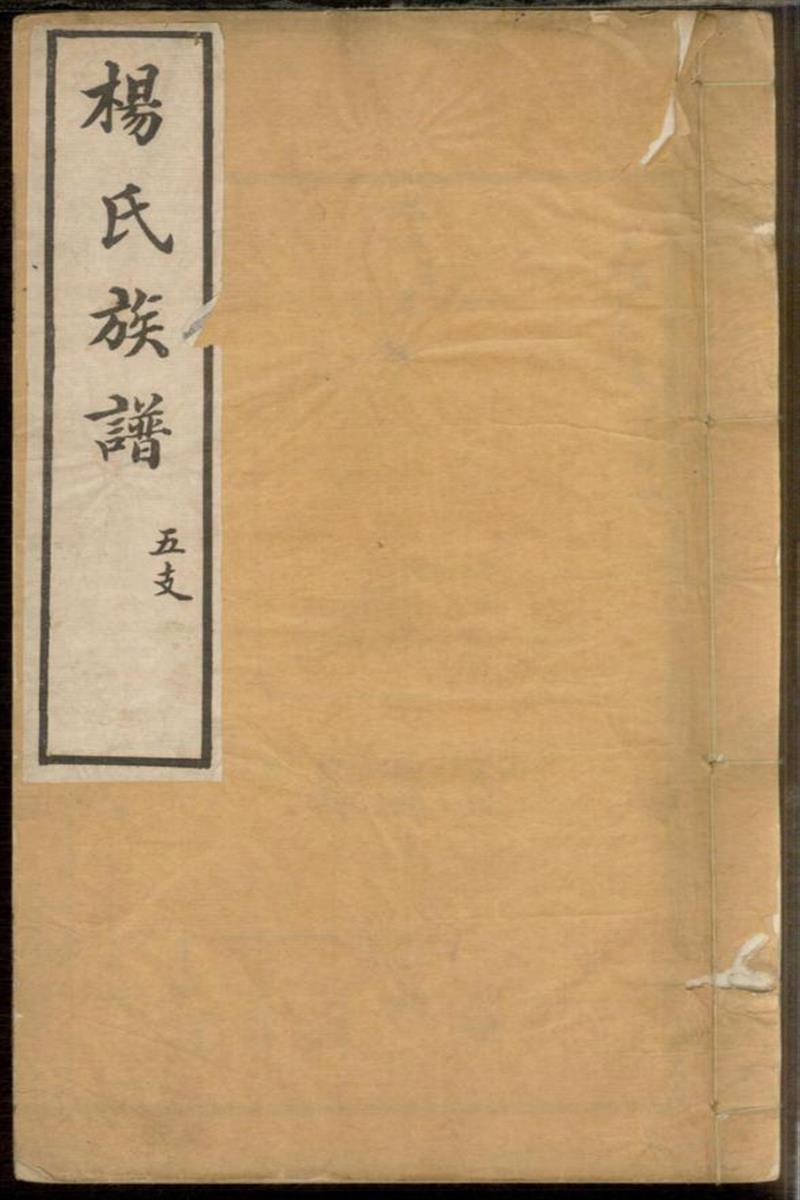 杨氏族谱 003