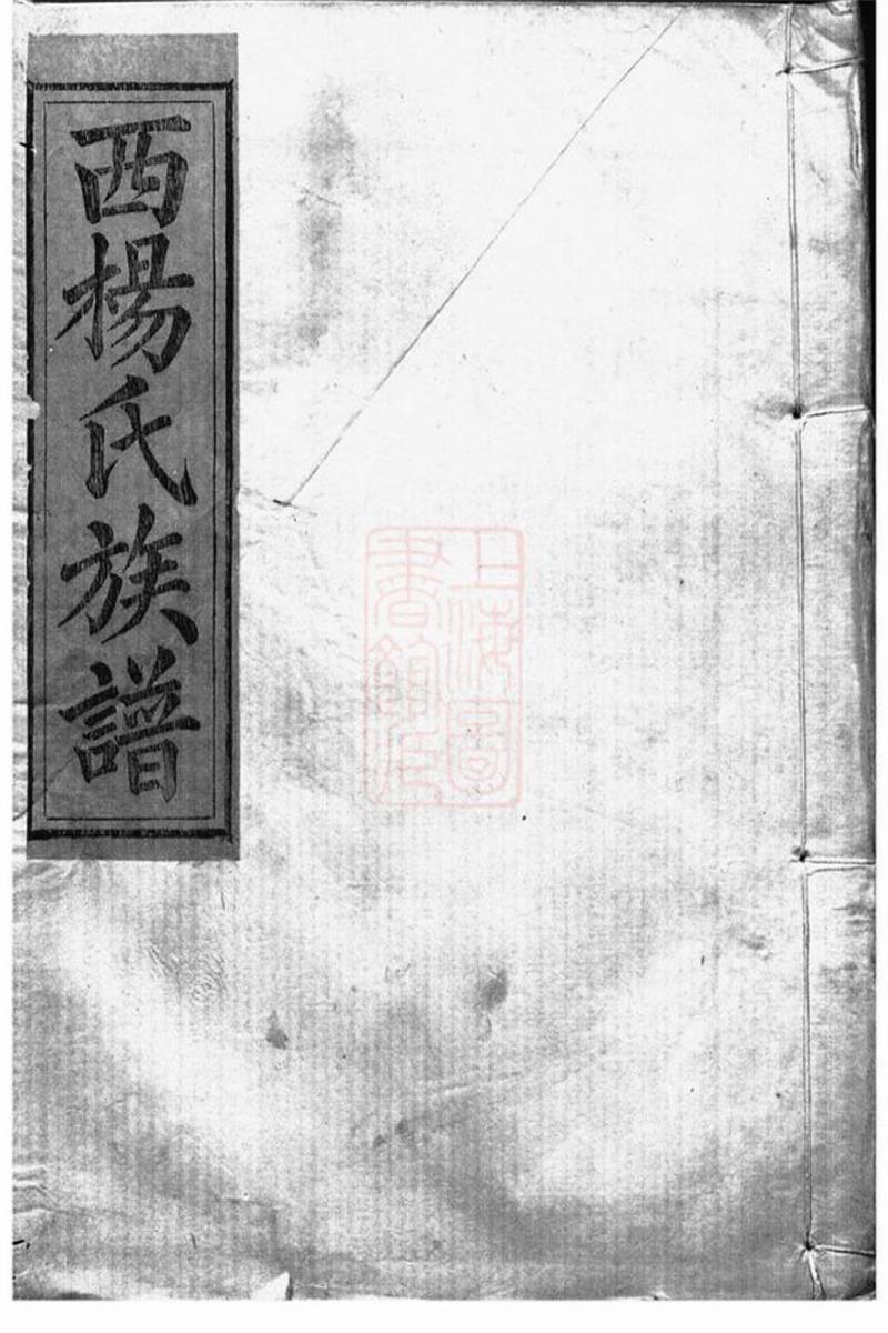 瑞金西门杨氏七修族谱：不