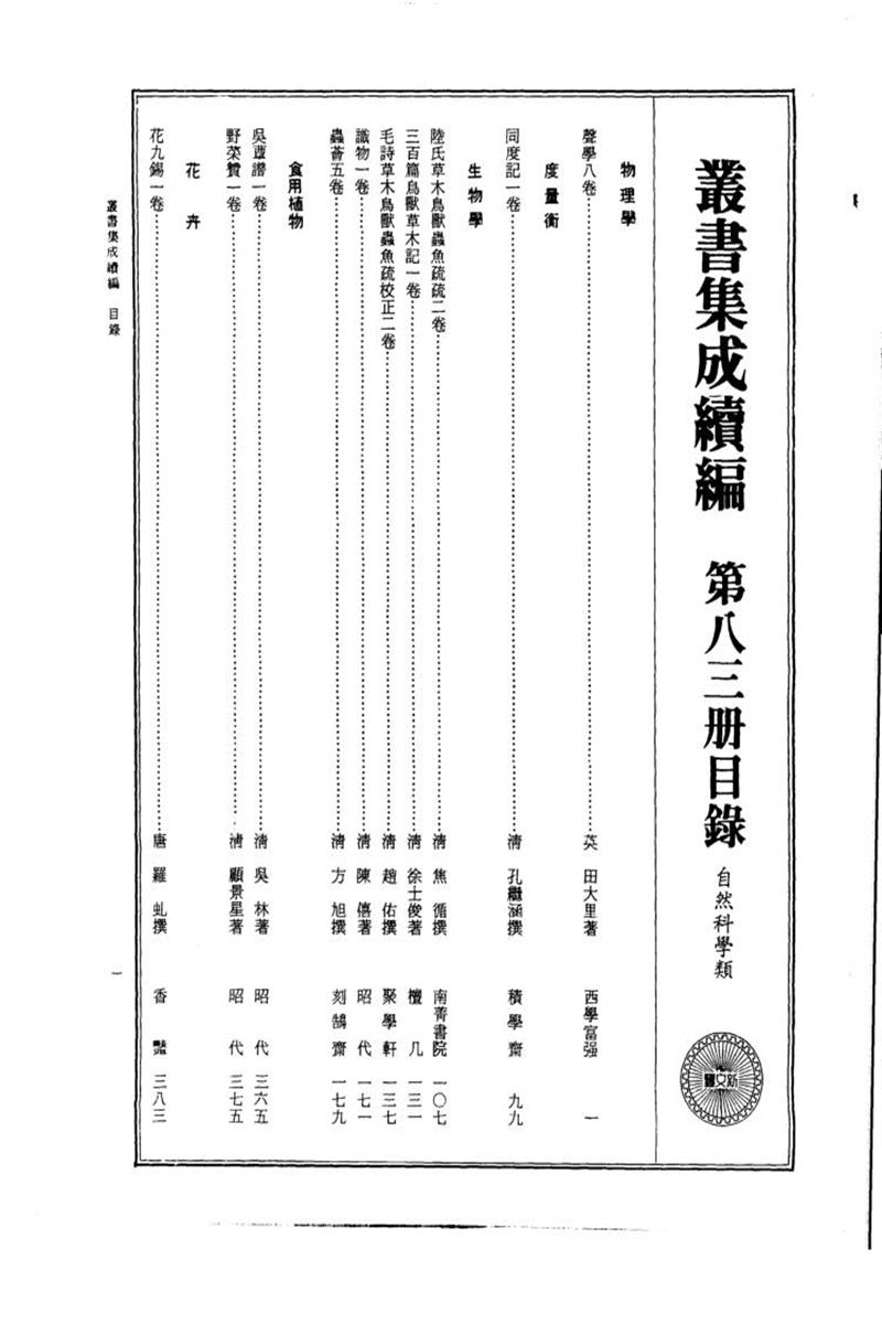 丛书集成续编 第083册 