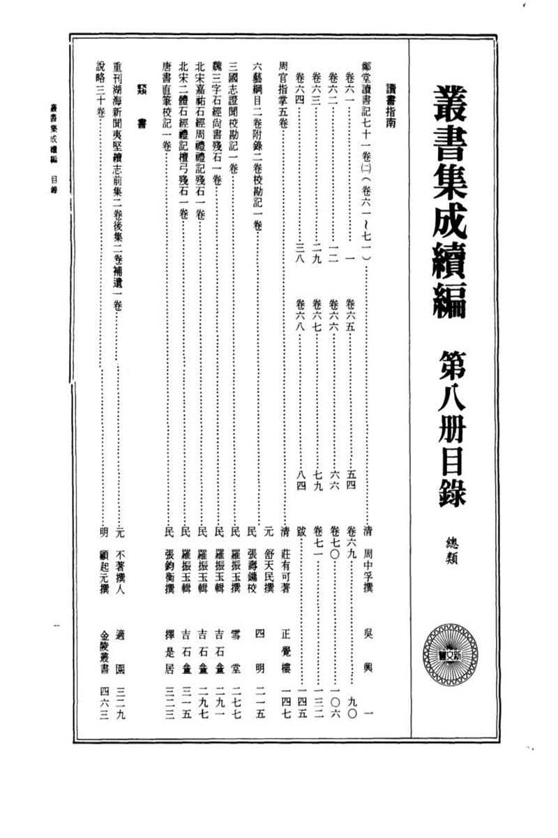 丛书集成续编 第008册 