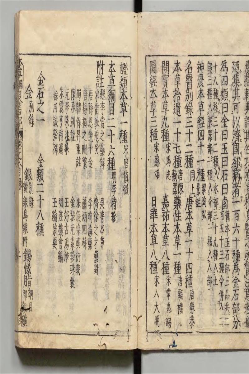 内阁文库汉籍 本草綱目 